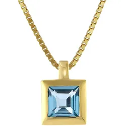 Acalee 80-1004-02 Topas Swiss Blau Anhänger 333 / 8K Gold + Kette