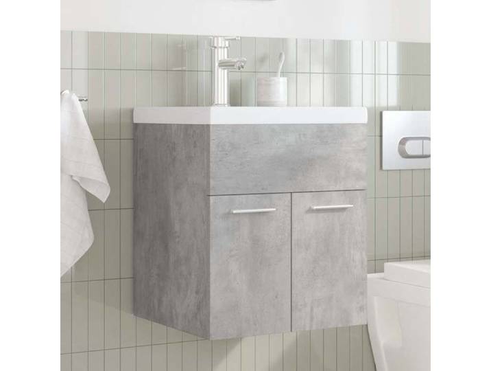 (Vente chaude)Meuble-lavabo de Salle de Bain Cabinet Sous évier JILL'S Meuble WC avec bassin intégré et robinet - M584662