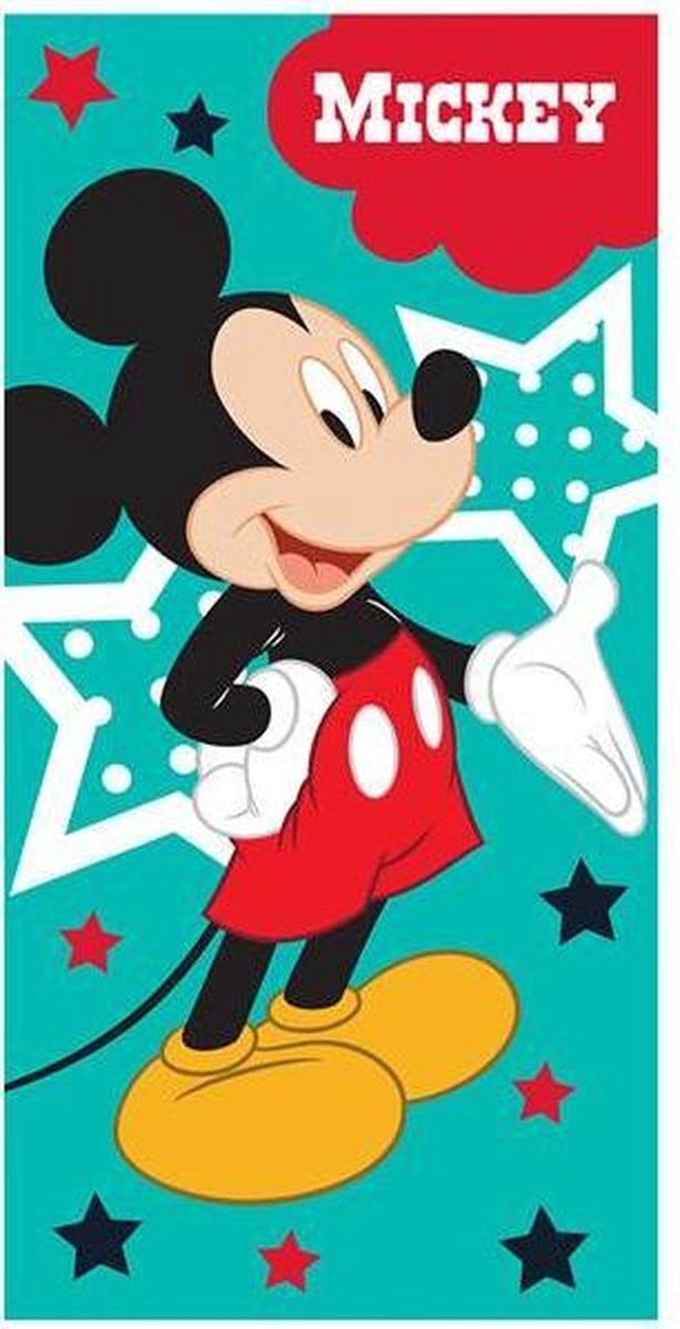 Disney Mickey Mouse Strandlaken voor volwassenen - Multi - 70 x 140 cm