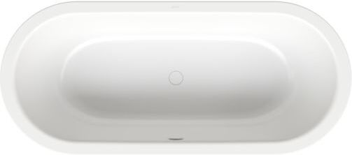 Bette BetteStarlet Flair Oval Badewanne 8774-440PLUS Glasur, snow, 178x78x42cm