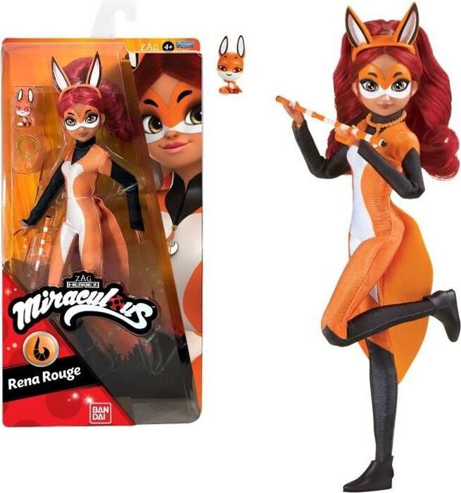 Bandai Miraculous Ladybug Mode-Pop Rena Orange, 26 cm