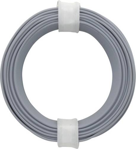 Donau Elektronik 105-9 Schaltdraht 1 x 0.20mm² Grau 10m