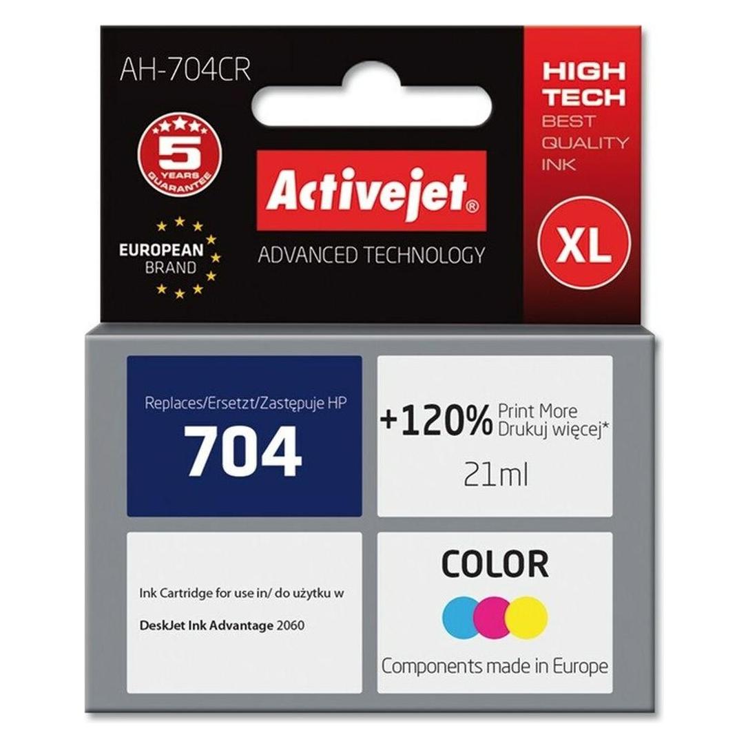 Activejet Premium AH-704CR - 21 ml - Grösse XL - Farbe (Cyan, Magenta, Gelb) (C, M, Y) (AH-704CR)