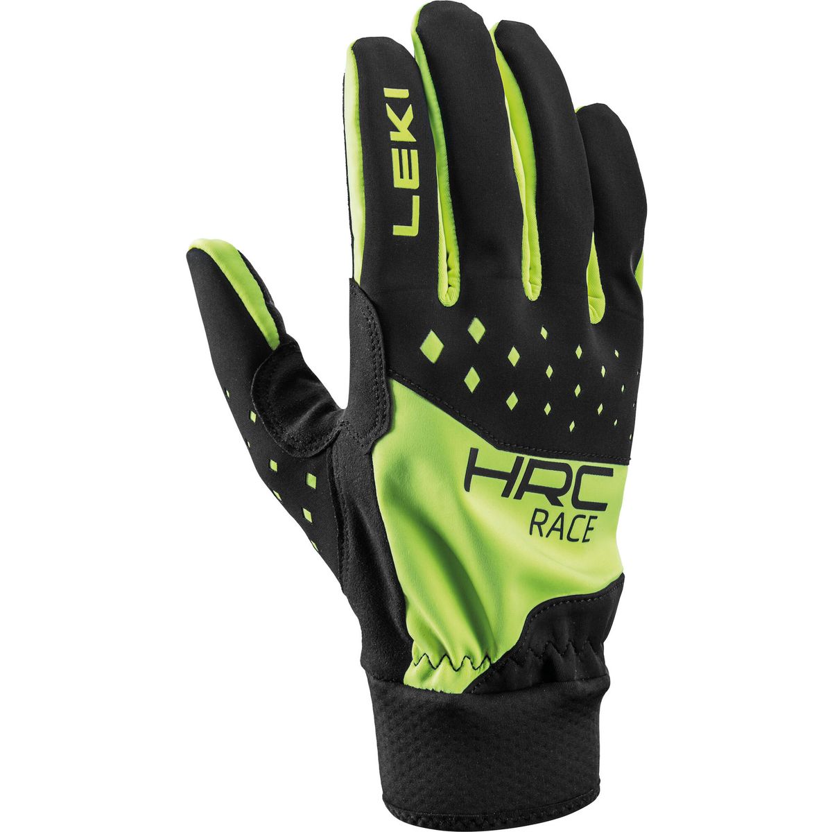 LEKI HRC Race black-neonyellow 10.0 652909301100