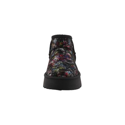 Winterstiefel TOM TAILOR "Tom Tailor Stiefel", Damen, Gr. 32, bunt (schwarz multi), Textil, Schuhe Winterstiefel