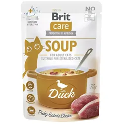 Brit Katze 15 x 75g Soup - with Duck