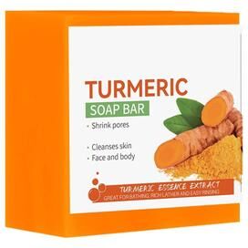 Uplifted Finds Handmade Turmeric Soap Brightening Body And Face Cleanser 1 Pc