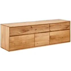 MAISON Mediaboard Huntsville Holz Braun Wildeiche