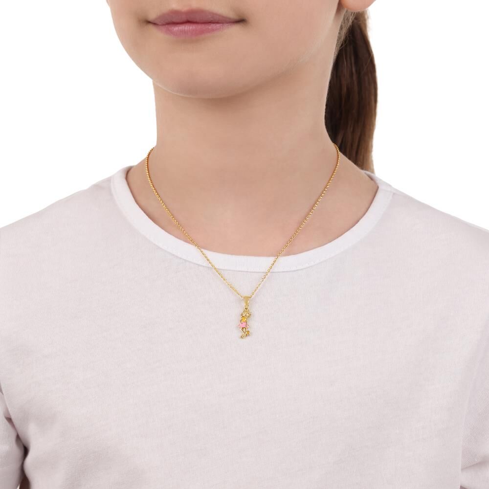 Prinzessin Lillifee Kinderkette Lillifee aus vergoldetem Sterlingsilber gold