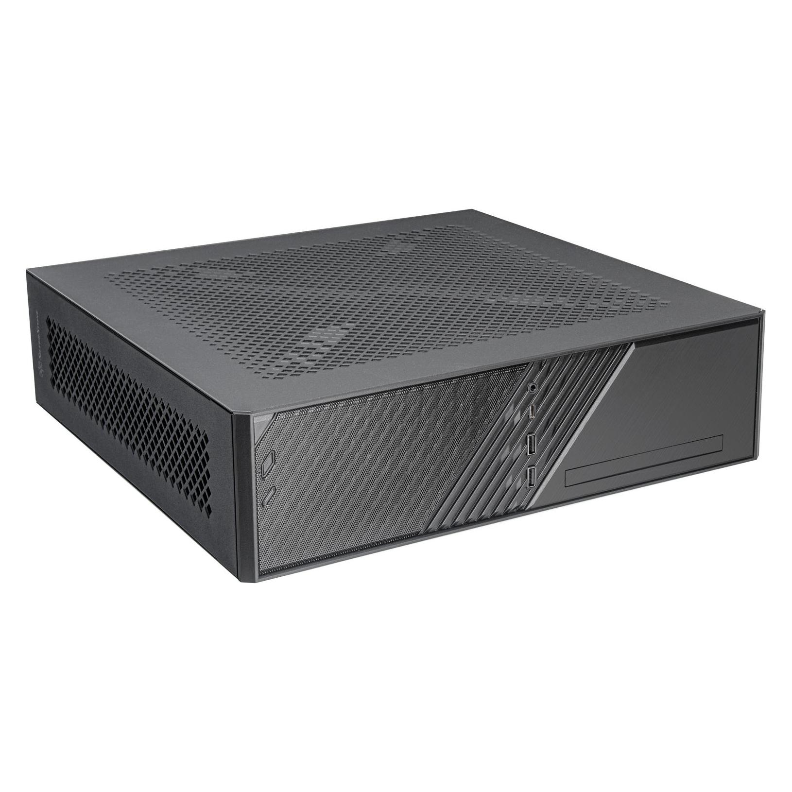 Silverstone SST-ML12B Milo Slim HTPC Slim & compact Mini-ITX Computer Case (Mini-ITX) (SST-ML12B)