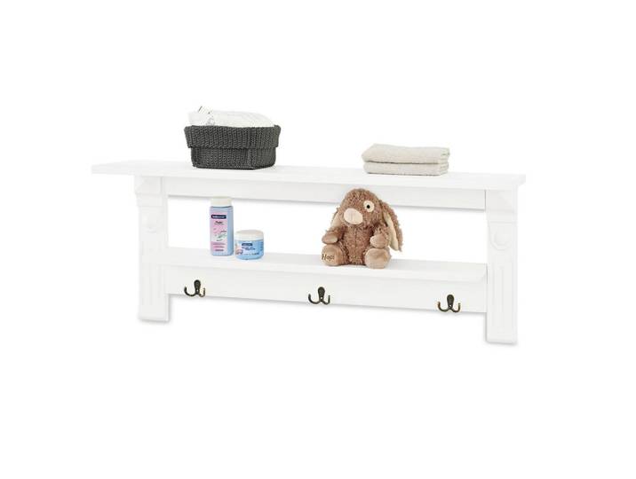 Pinolino Wandregal Pinolino Emilia, Weiß, 100x40x18 cm, hängend, Wohnzimmer, Regale, Wandregale
