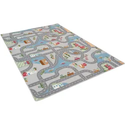 Snapstyle, Spielteppich + Spielmatte, Kinder Spiel Strassenteppich Fun Town (80 x 400 cm)