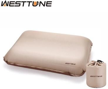 Uplift Treasures Westtune Portable Self Inflating Camping Pillow Ultralight Travel & Outdoor Pillow black