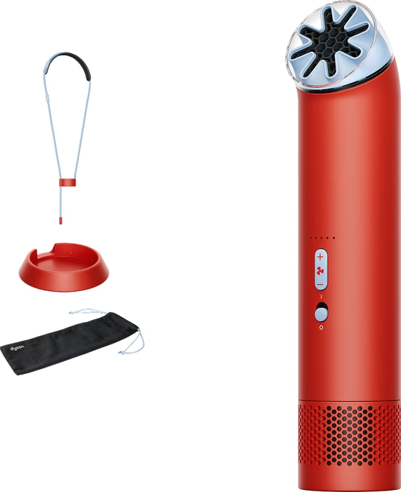 Dyson HushJet Mini Cool zinnoberrot