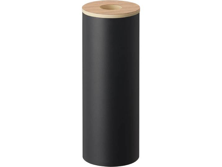 Yamazaki Tissuebox Rond - Rin - Zwart