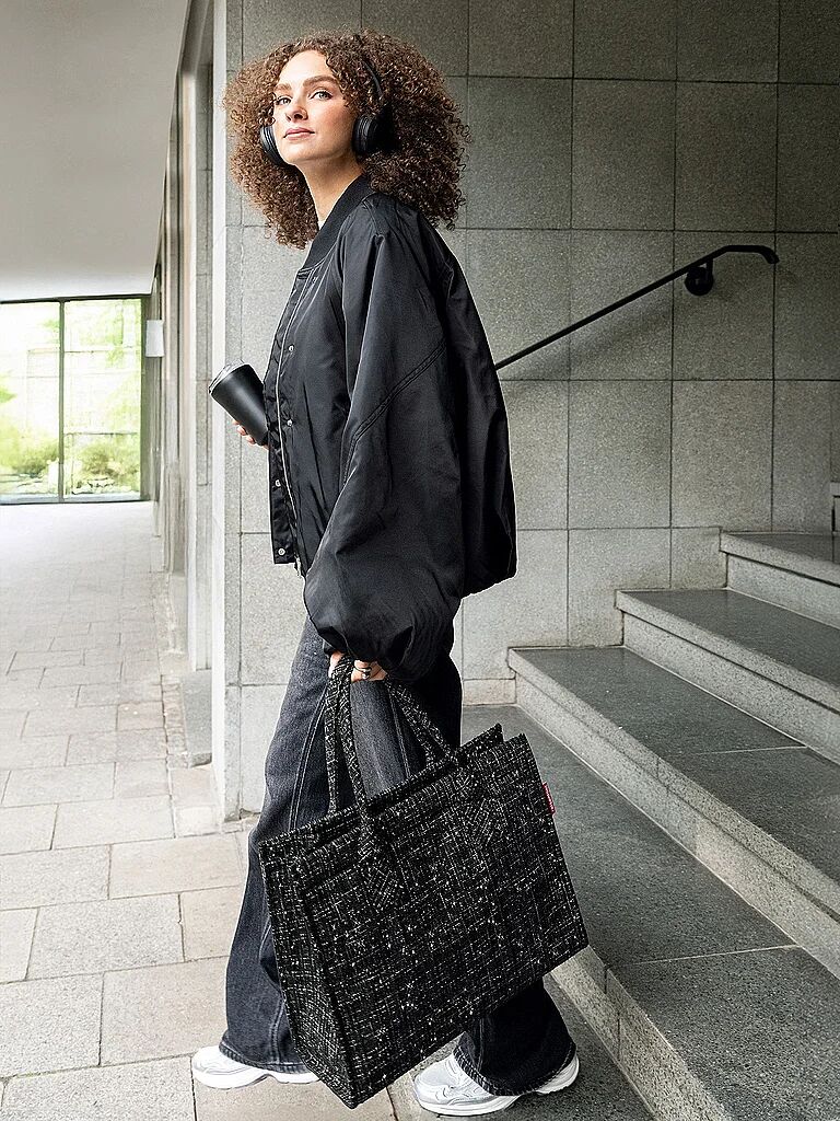 REISENTHEL Daily Shopper BOUCLE Black  schwarz B