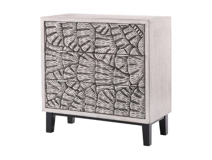 Marrakesch Orient & Mediterran Interior Kommode Comodà Adalar 80 cm, design moderno-rustico con 3 cassetti (1 St), Handarbeit