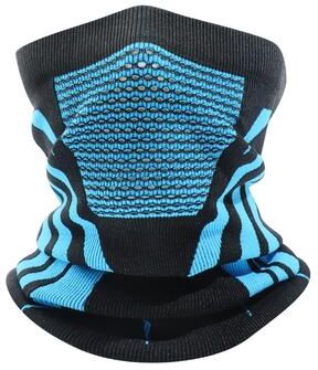 Friendly Fresh Finds Winter Neck Warmer Gaiter Balaclava Face Mask Windproof Ski, Snowboard, And Motorcycle Cycling Gear For Men & Women. sky Blue free Size