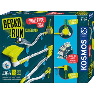 Kosmos Murmelbahn 621285 Gecko Run - Challenge XXL, ab 8 Jahre, 10 Kugeln, 121 Bauteile