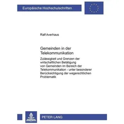 Gemeinden in der Telekommunikation, Fachbücher von Ralf Averhaus