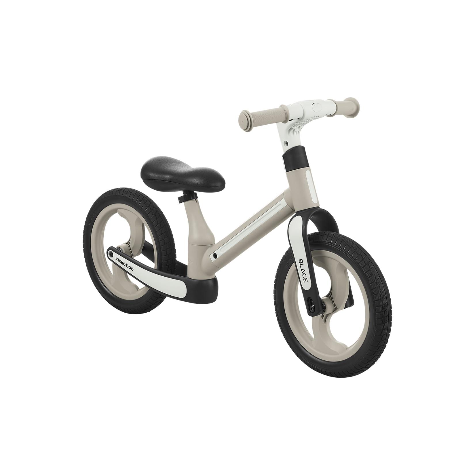 Kikkaboo Laufrad Blace 12 Zoll, Sitz einstellbar, Federung Vorderräder, faltbar beige