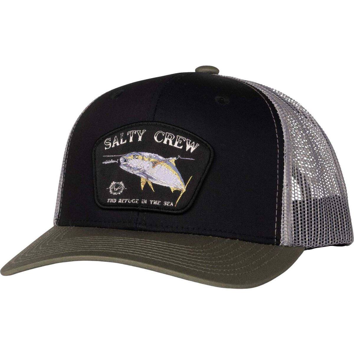 Salty Crew Surface Retro Trucker black/olive (BLK/OLI) 1Sz 35035674-BLK/OLI-1Sz