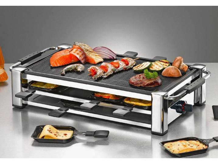 Rommelsbacher Raclette Fashion RCC 1500, 8 Raclettepfännchen, 1500 W