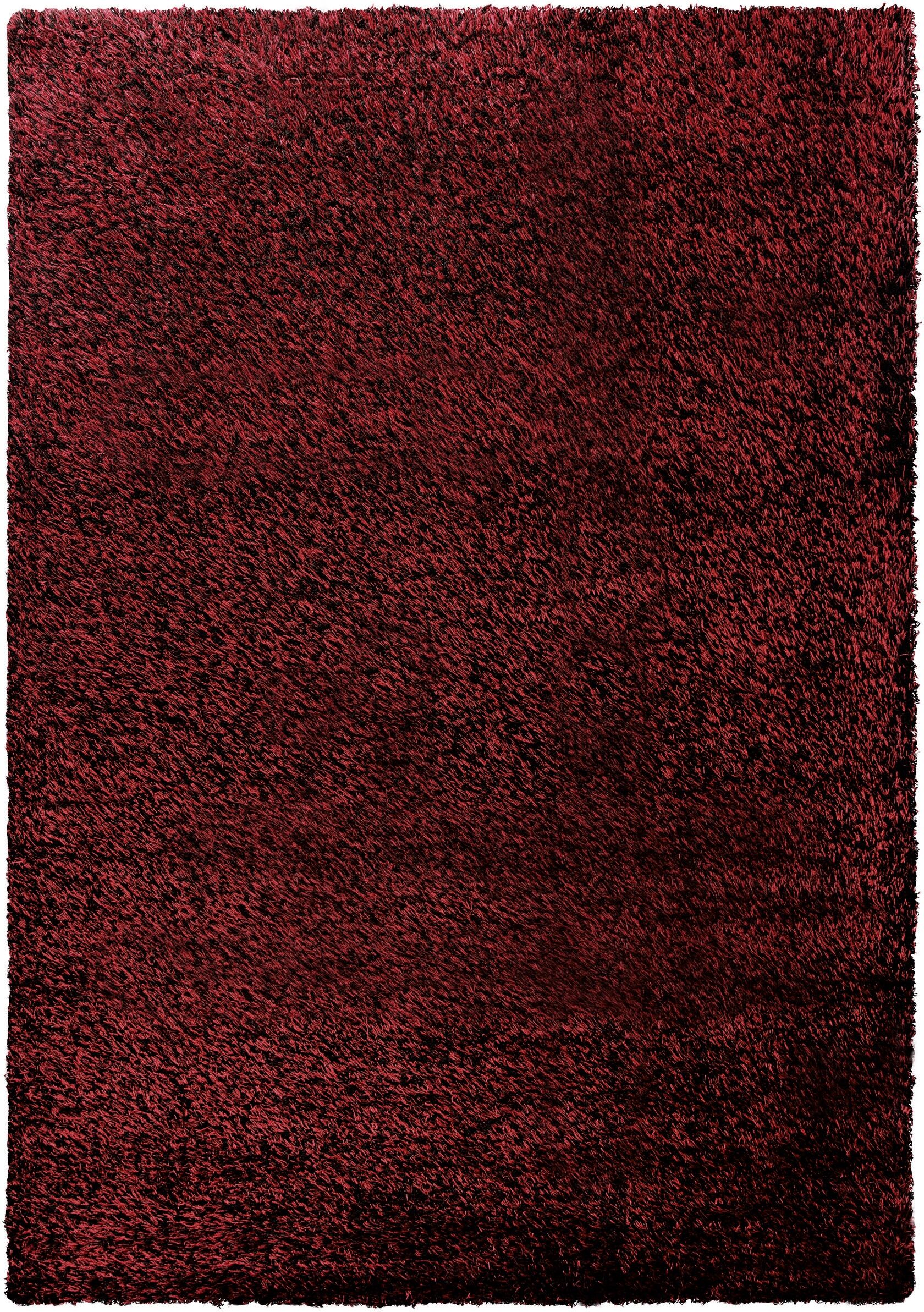 Hochflor-Teppich ESPRIT "Cosy Glamour 2.0", rot (rot, braun), B:40cm H:40mm L:60cm, Polypropylen (PP), Teppiche, Hochflor-Teppich, Langflor, Shaggy, Wohnzimmer rot, braun B : 40cm 1 Stk., 40mm, L: 60cm