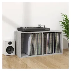 vidaXL Raponetta (CDs), CD- & Schallplatten Aufbewahrung, Grau