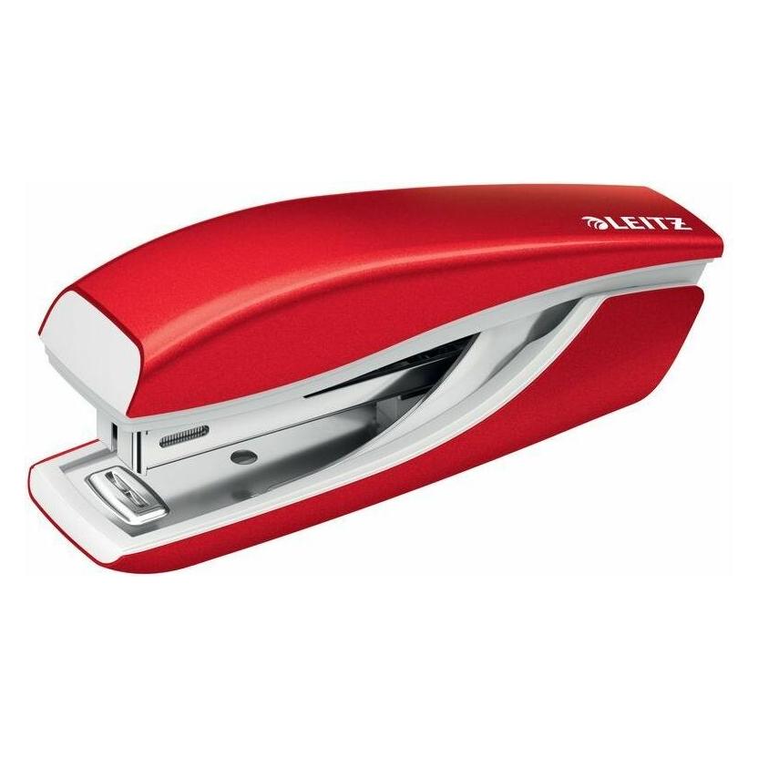 Leitz Heftgerät Mini NeXXt WOW rot metallic (10 Blätter) (5528-10-26)