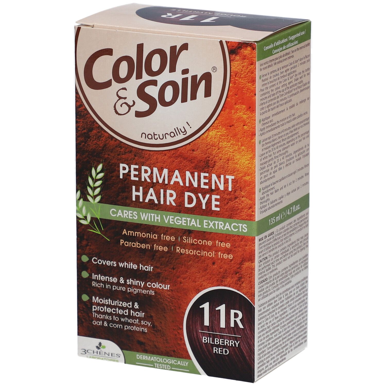 Color & Soin Coloration 11R rouge myrtille 135 ml Lotion