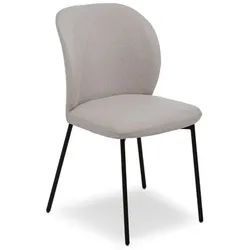 4er-Set [de]sign & more Stuhl Anzio Stoff Beige