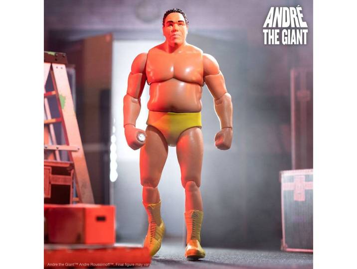 Super7 Actionfigur Andre The Giant Ultimates Andre (Yellow Trunks) 20 cm Actionfigur