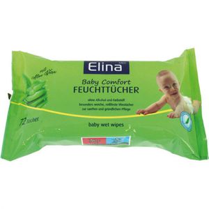 Elina-med Feuchttücher Baby Comfort, 72 Tücher, parfümiert, pH-hautneutral, 72 Stück