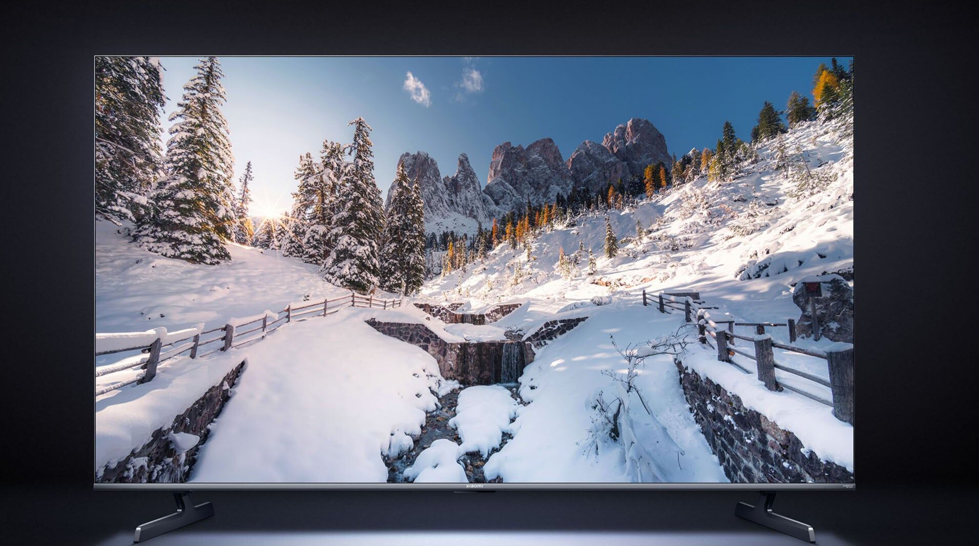 XIAOMI QLED Mini LED-Fernseher "L55MB-SEU", Energieeffizienz: G, schwarz (dunkelgrau), 55 ″, Fernseher, QLED Mini LED-Fernseher