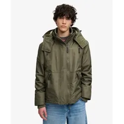 Superdry für Herren. M5012421A Grüne Arctic-Kapuzenjacke (XXL), Lässig, Recyceltes Polyester