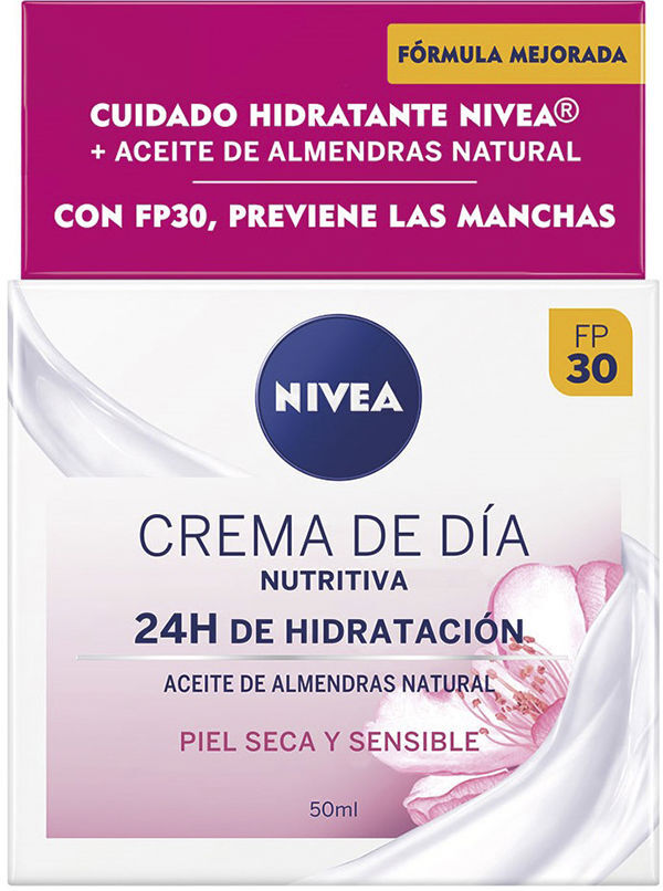 Nivea Crème De Jour Nourrissante hydratation et nutrition SPF30 50 ml