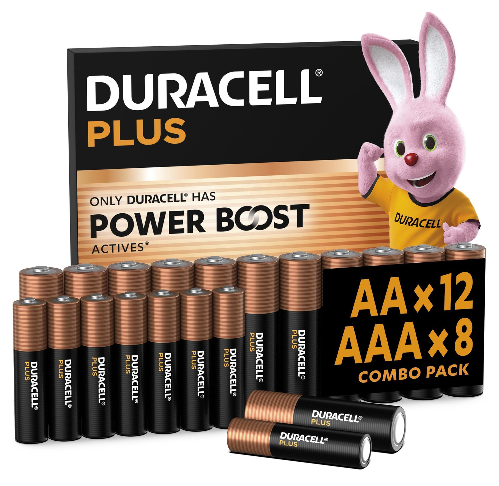 Duracell Plus AA en AAA batterijen combinatieverpakking van 20 stuks Alkaline batterijen
