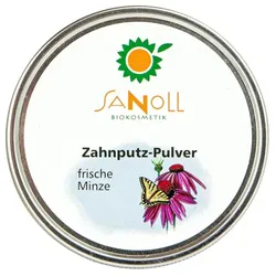 Sanoll Zahnputz-Pulver frische Minze
