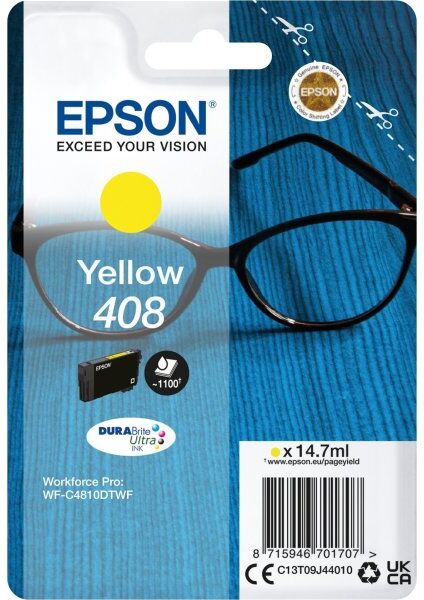 Epson 408 Blækpatron, Gul