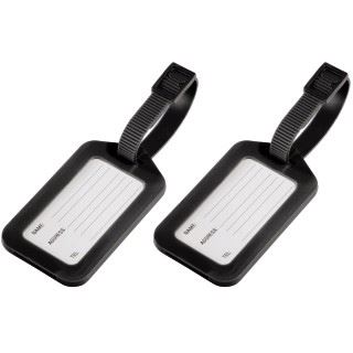 Hama Gepäckanhänger 2er-Set, Schwarz