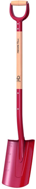 Fiskars Gärtnerpaten rond CLASSIC manche long avec manche en bois FSC (1071931)