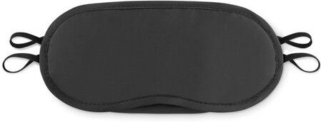 Masque personnalisé de sommeil Bonne Nuit PET PU noir