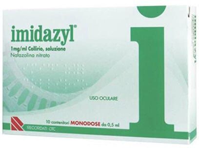 Recordati Imidazyl Collirio 10 Flaconcini Monodose 1 mg/ml