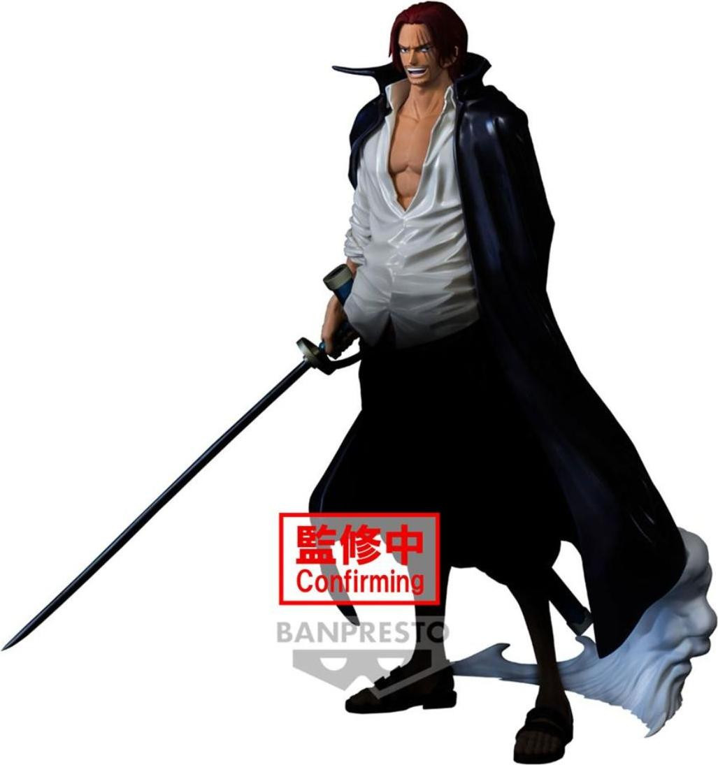 Banpresto One Piece Shanks The Metallic Premium Figuur, 30 cm