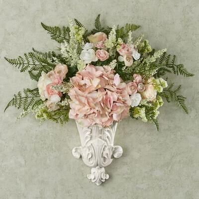 Creative Labs Ella Floral Medley Wall Pocket Pink , Pink