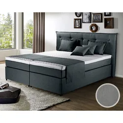 Winkle »Herzog« Boxspringbett 160x200 cm / 9631 Dunkelblau / H2