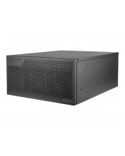 SilverStone Server 5HE-Servergehäuse Motherboards bis SSI-EEB Platz für zwei 360-mm-Radiaoren Standard-Profile-PCI-x8-Steckplätze Laufschienen-Montagelöcher zur schnellen Schieneninstallation 1x USB-Typ-C-Schnittstelle (SST-RM52)