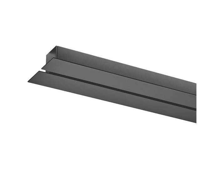 Designer-Pendellampen-Schiene Bankamp Strada 2.0 schwarz 200 cm - Material: Aluminium/Stahl - LED - Lichtfarbe: Extra warmweiss - LED Energiesparlampen