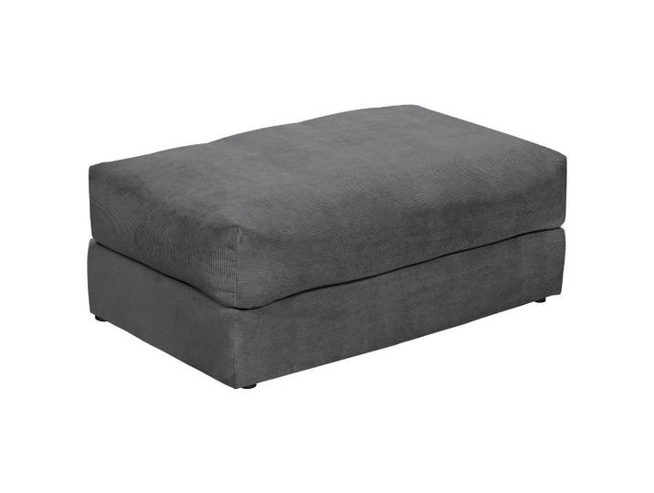 P & B Hocker Kamil, Anthrazit, rechteckig, 115x45x50 cm, Wohnzimmer, Hocker, Sitzhocker